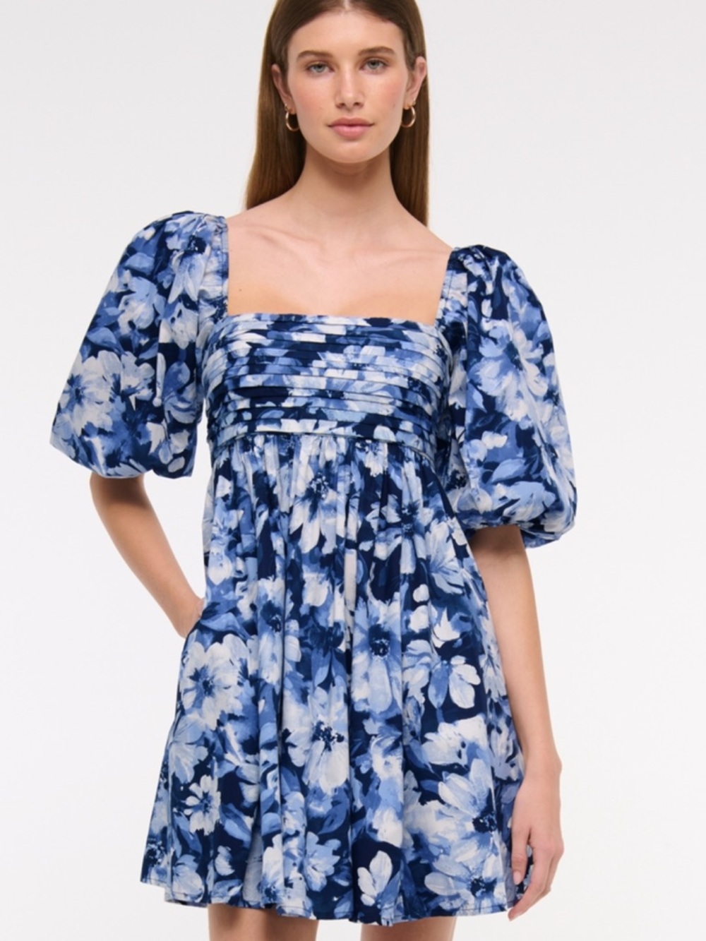 Abercrombie & Fitch Emerson Waisted Poplin Mini Dress size XS - Picture 5 of 5